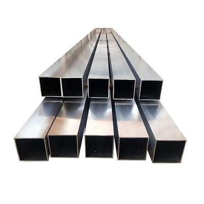 6000 Series Anodized Extruded Aluminium Tube 6063 6061 Hollow Rectangular Aluminum Square Pipe